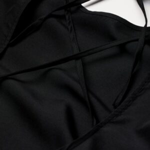 Puff-Sleeved Dress (Black)