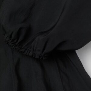 Lyocell-Blend Dress (Black)
