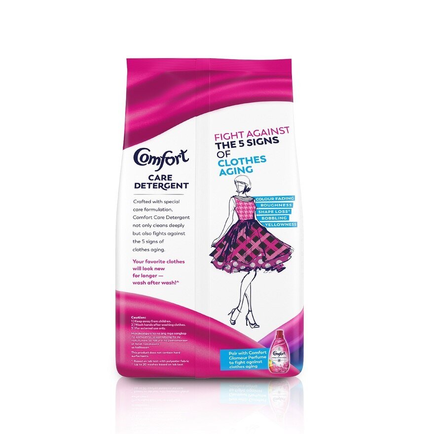 COMFORT Pink Powder Detergent Glamour Care 600g Pouch