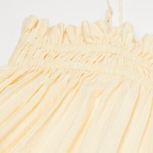 Sleeveless Dress (Light Yellow)