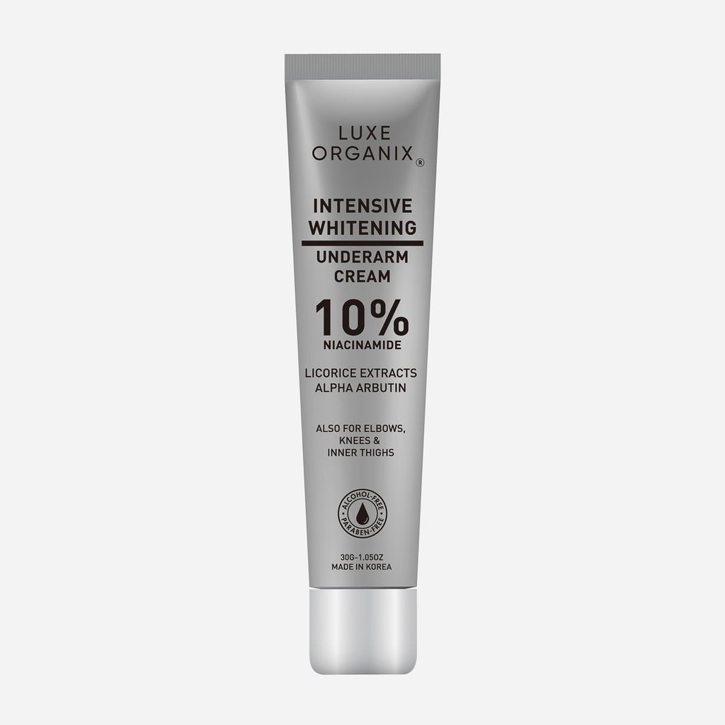 LUXE ORGANIX Intensive Whitening Underarm Cream 10% Niacinamide 30g