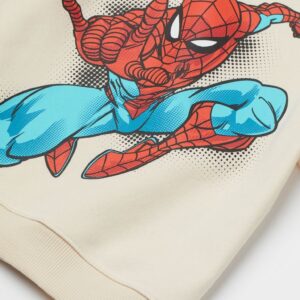 Printed Sweatshirt (Light beige/Spider-Man